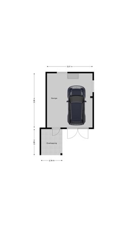 Plattegrond - Linderflier 39a, 7681 ZK Vroomshoop - Garage 1.jpg